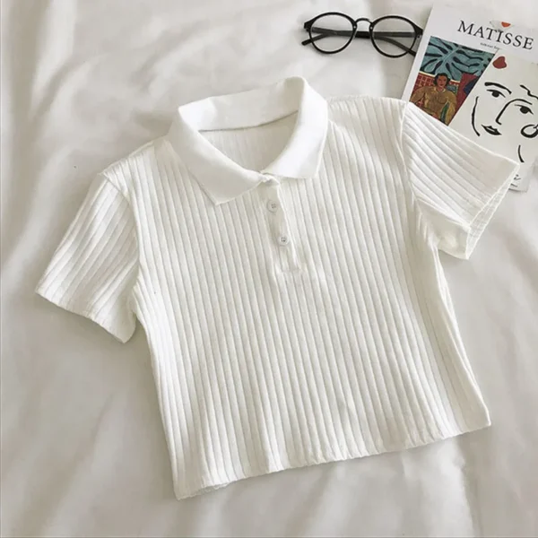 Short-sleeve-t-shirt-for-women-slim-fit-shirt-with-polo-neck-and-Button-Korea-style.webp