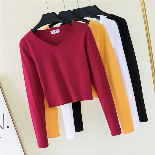 Slim-Fit-Cotton-T-Shirt-High-Wasit-Sexy-Women-Crop-Top-Long-Sleeve-Tees-Spring-Autumn.webp