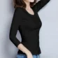 Solid-White-Black-Women-Tops-Shirt-Three-Quarter-Sleeve-Cotton-T-Shirt-Slim-Fit-Basic-Spring.jpg_640x640.webp